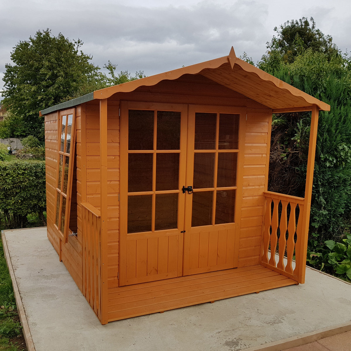 Shire 7x10 Buckingham Summerhouse with Veranda BUCV0707DSL-1AA