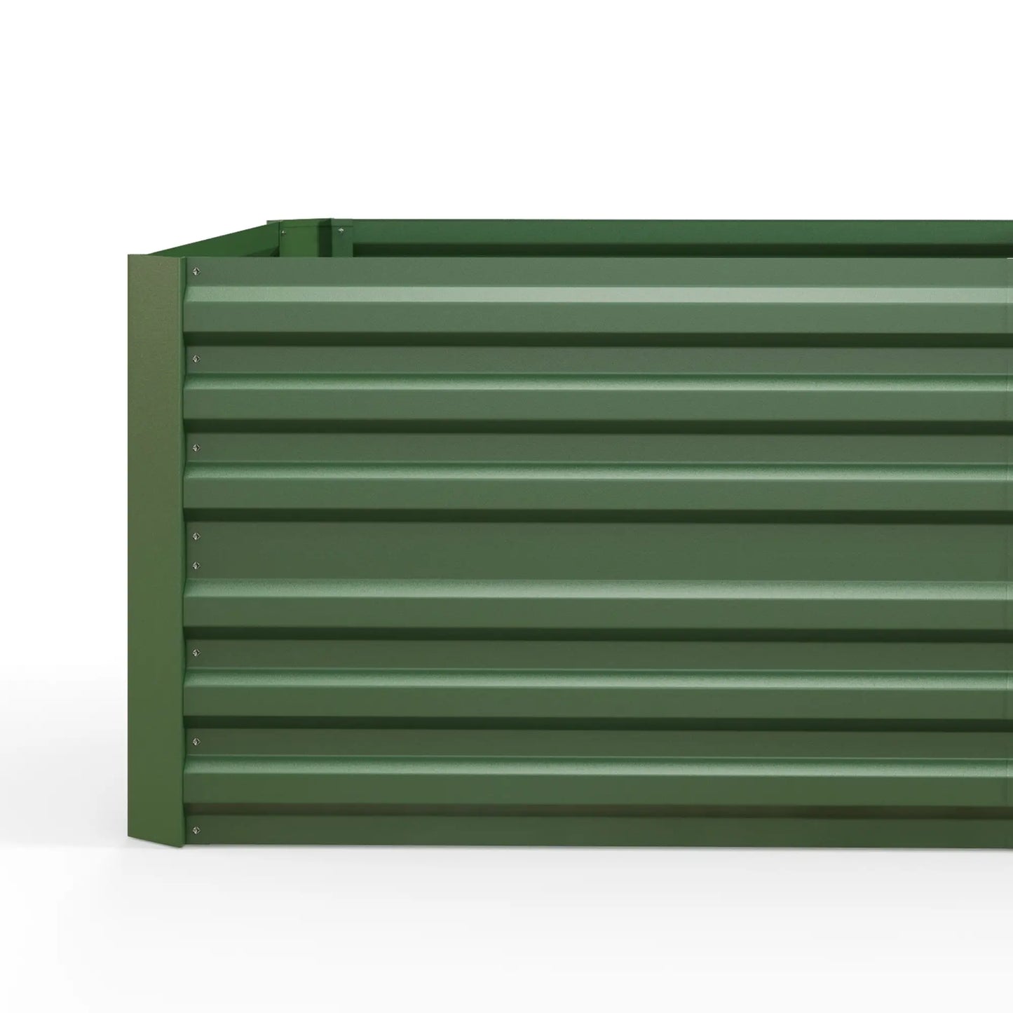 Outsunny Set of 2 Galvanised Steel Raised Garden Beds 180 x 90cm – Green