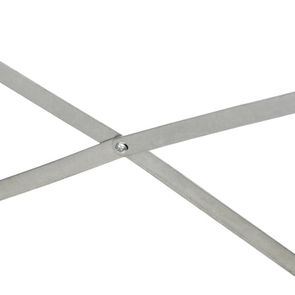 Outsunny Set of 2 Galvanised Steel Raised Garden Beds 180 x 90cm – Light Grey