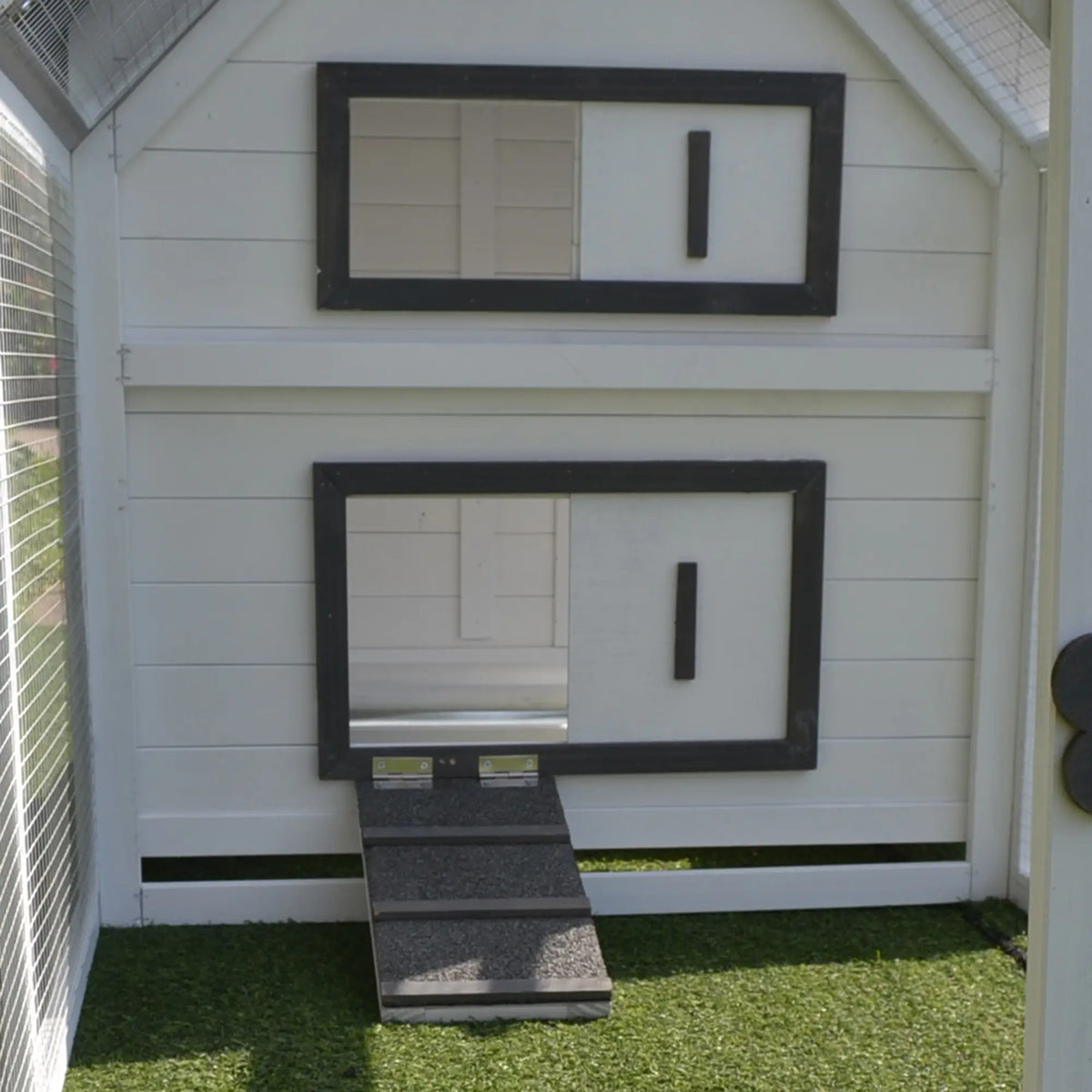 PawHut Chicken Coop with Run – Wooden Hen House, Nesting Box & Outdoor Pen