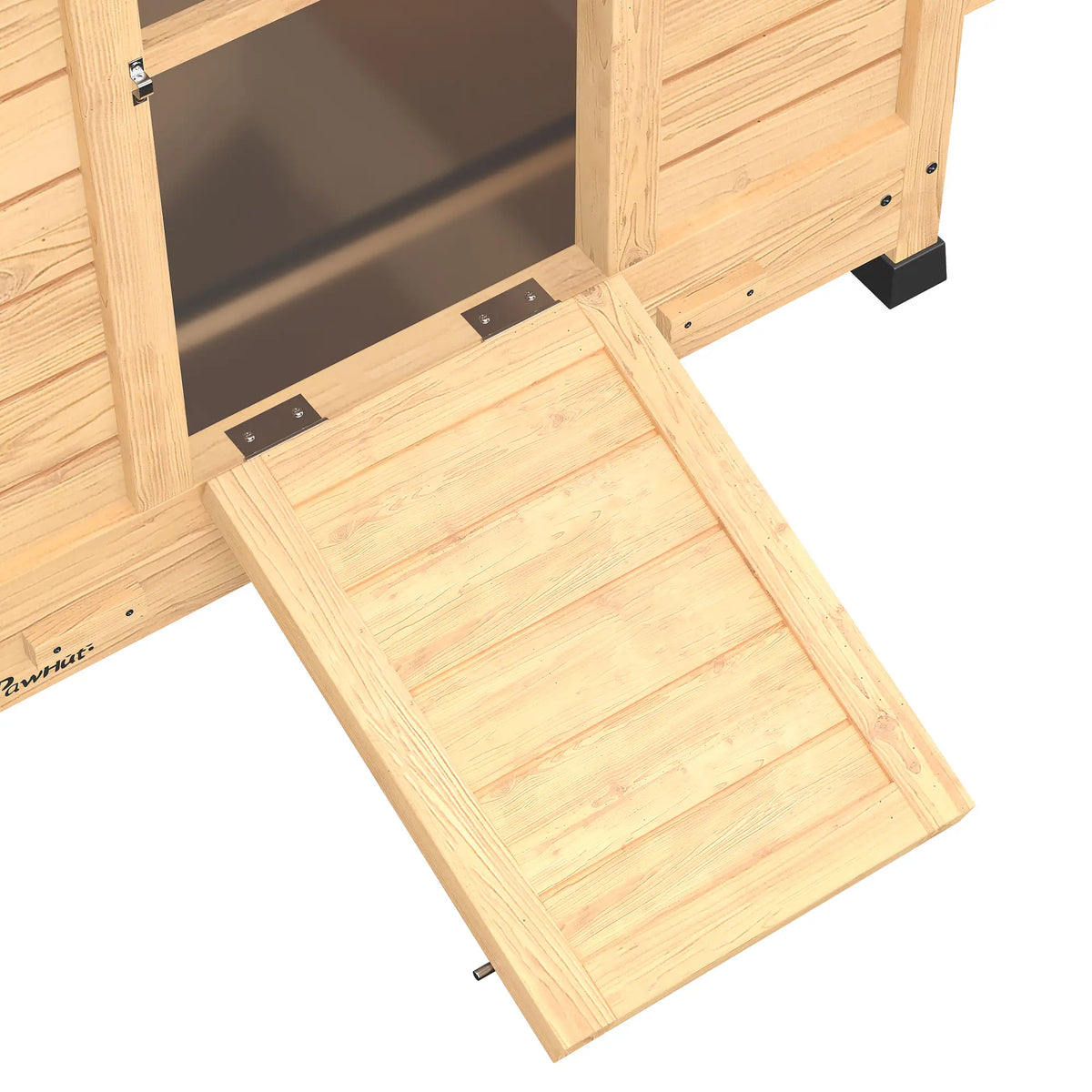 PawHut Wooden Chicken Coop – Outdoor Hen House with Nesting Boxes & Pull-Out Tray