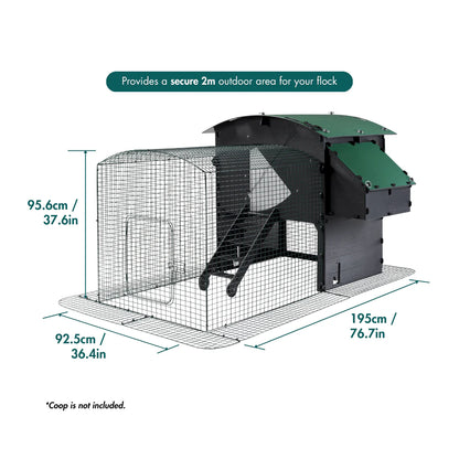 Nestera Chicken Coop Penthouse House Raised - Large