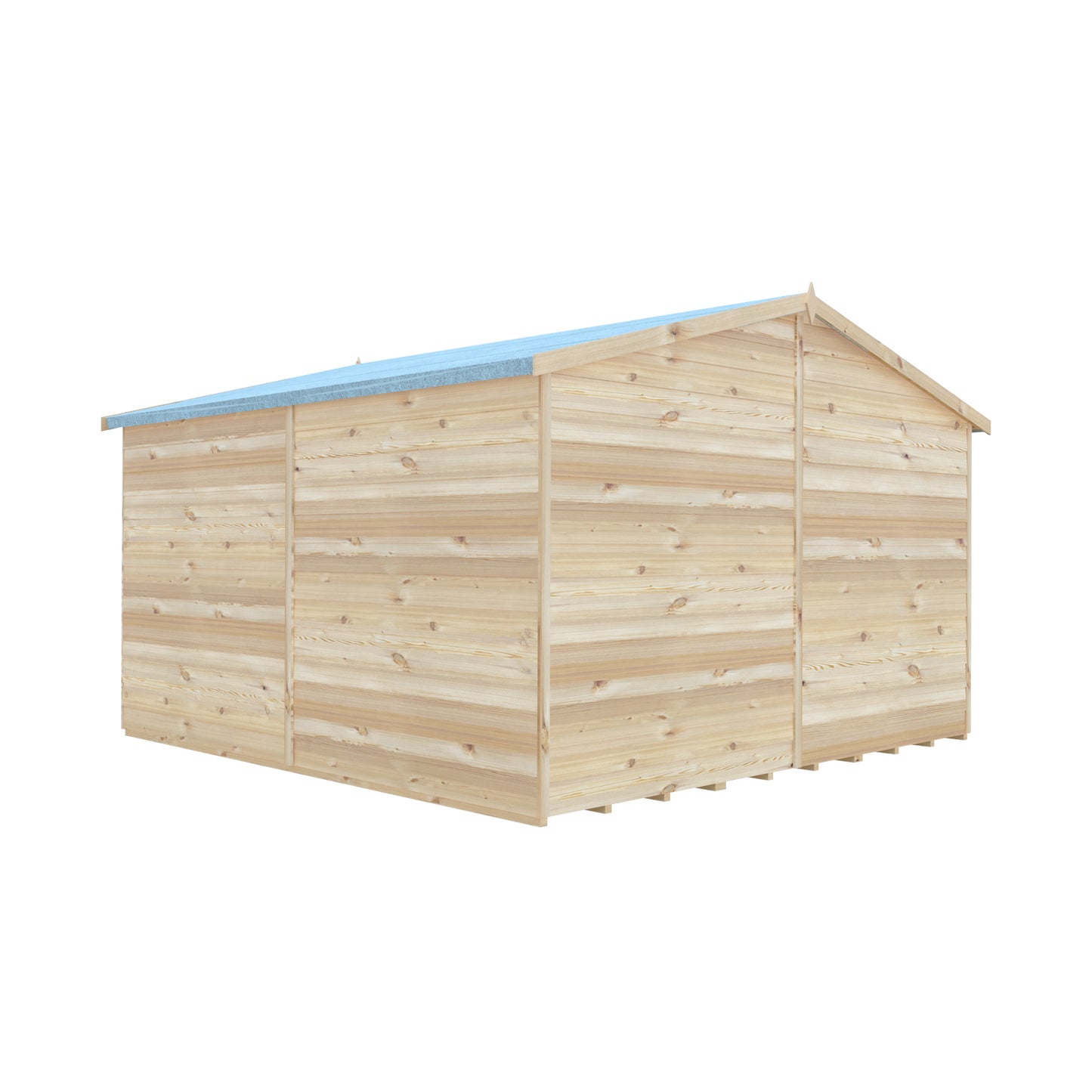 Shire 10x10 Overlap Double Door Shed No windows OVEN1010DOL-1AA