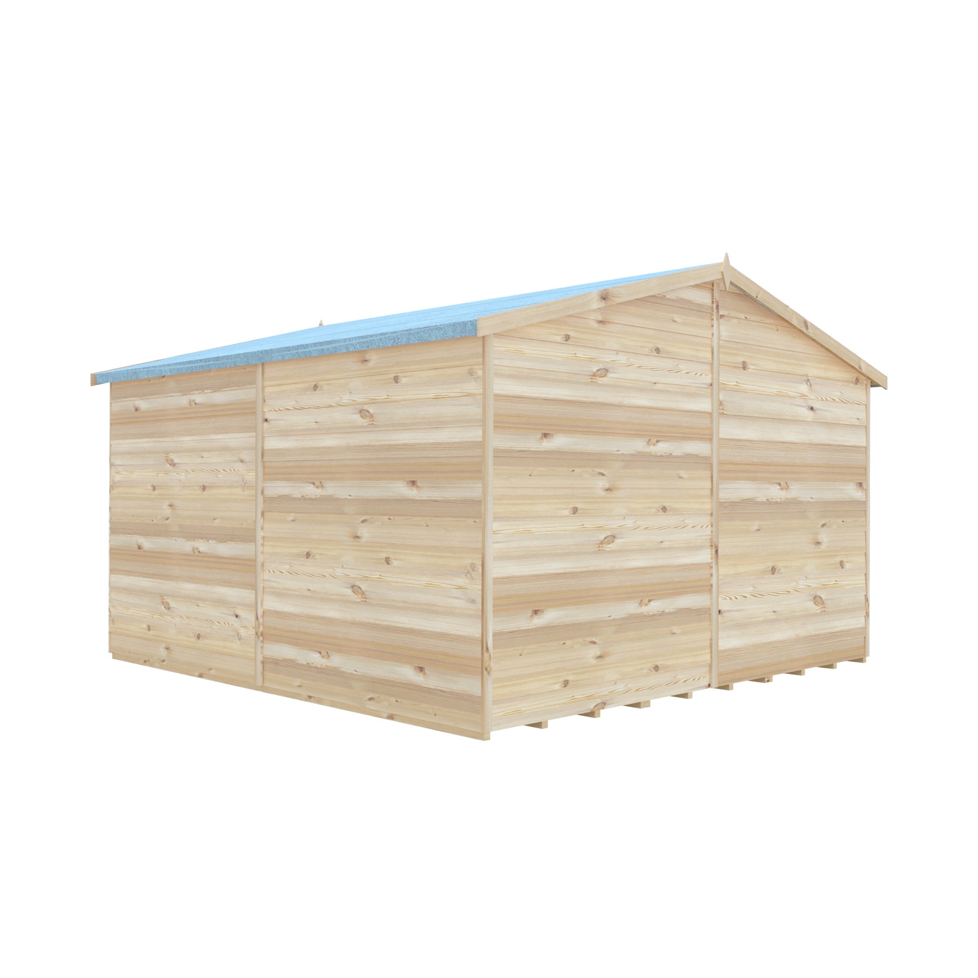Shire 10x10 Overlap Double Door Shed No windows OVEN1010DOL-1AA