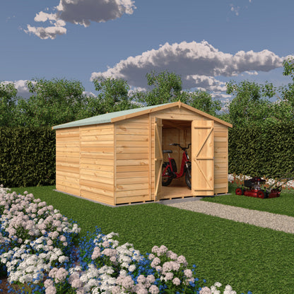 Shire 10x10 Overlap Double Door Shed No windows OVEN1010DOL-1AA