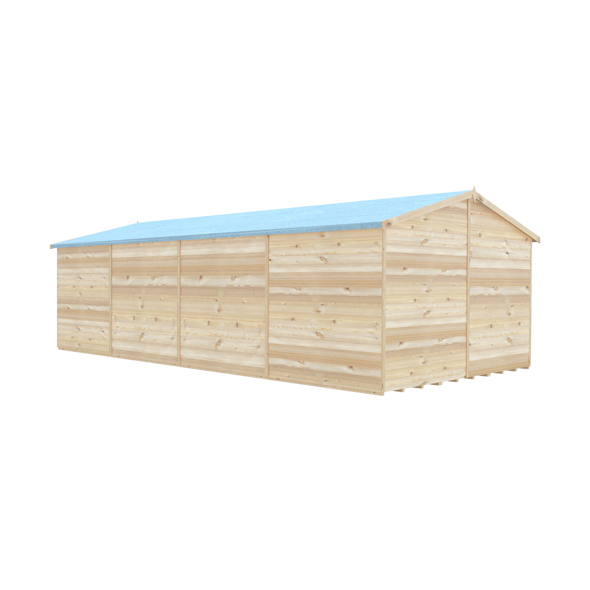 Shire 10x20 Overlap Double Door Shed No windows OVEN1020DOL-1AA