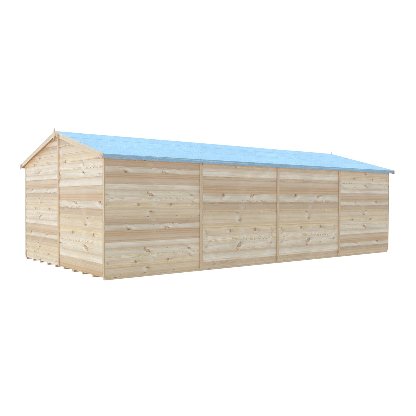 Shire 10x20 Overlap Double Door Shed OVED1020DOL-1AA