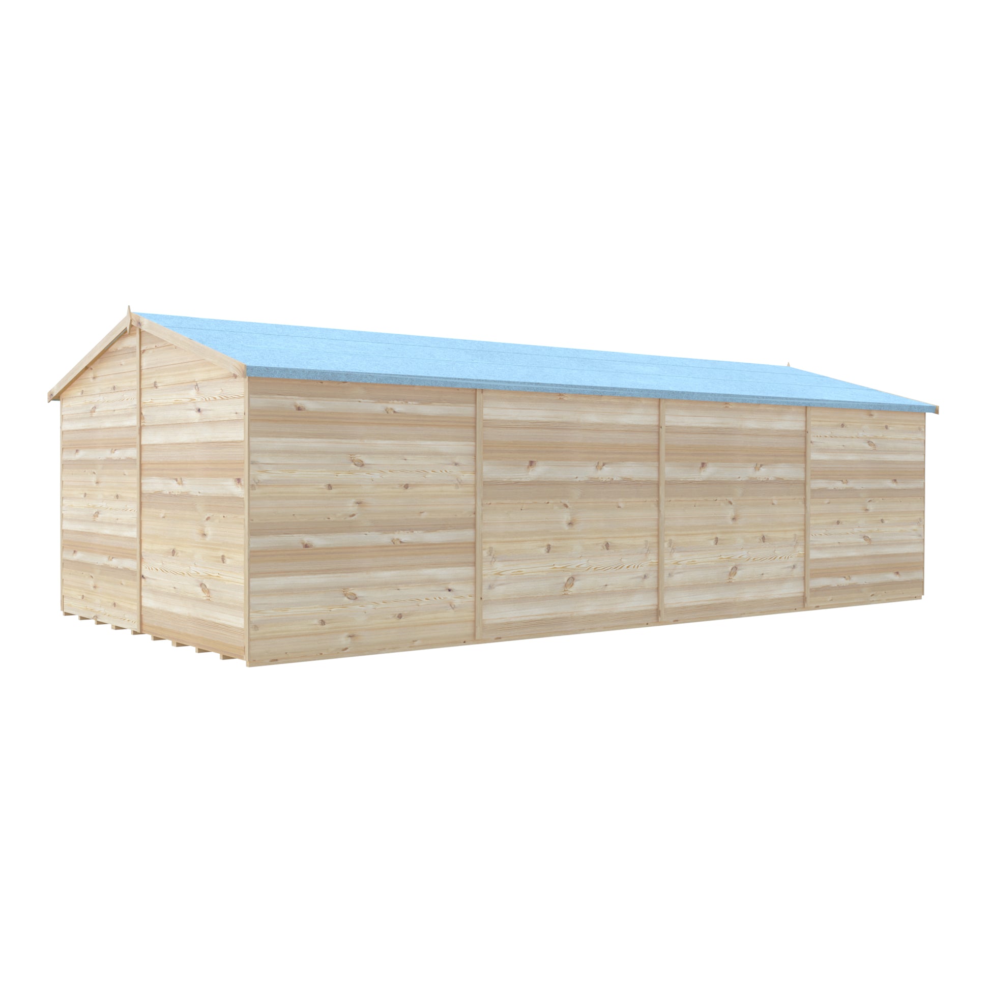 Shire 10x20 Overlap Double Door Shed OVED1020DOL-1AA