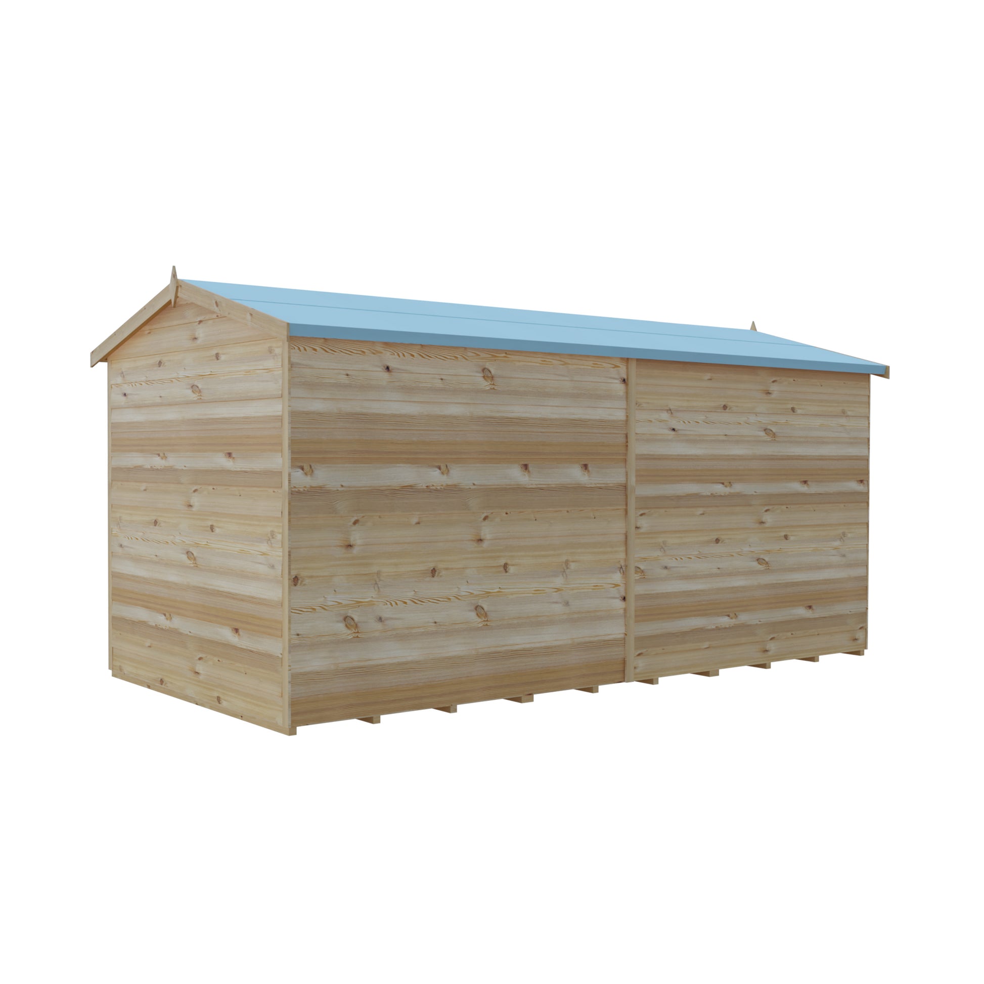 Shire 12x6 Overlap Double Door Shed No windows OVED1206DOL-1AA