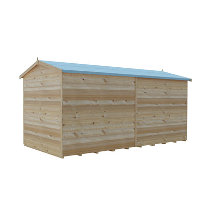 Shire 12x6 Overlap Double Door Shed No windows OVED1206DOL-1AA