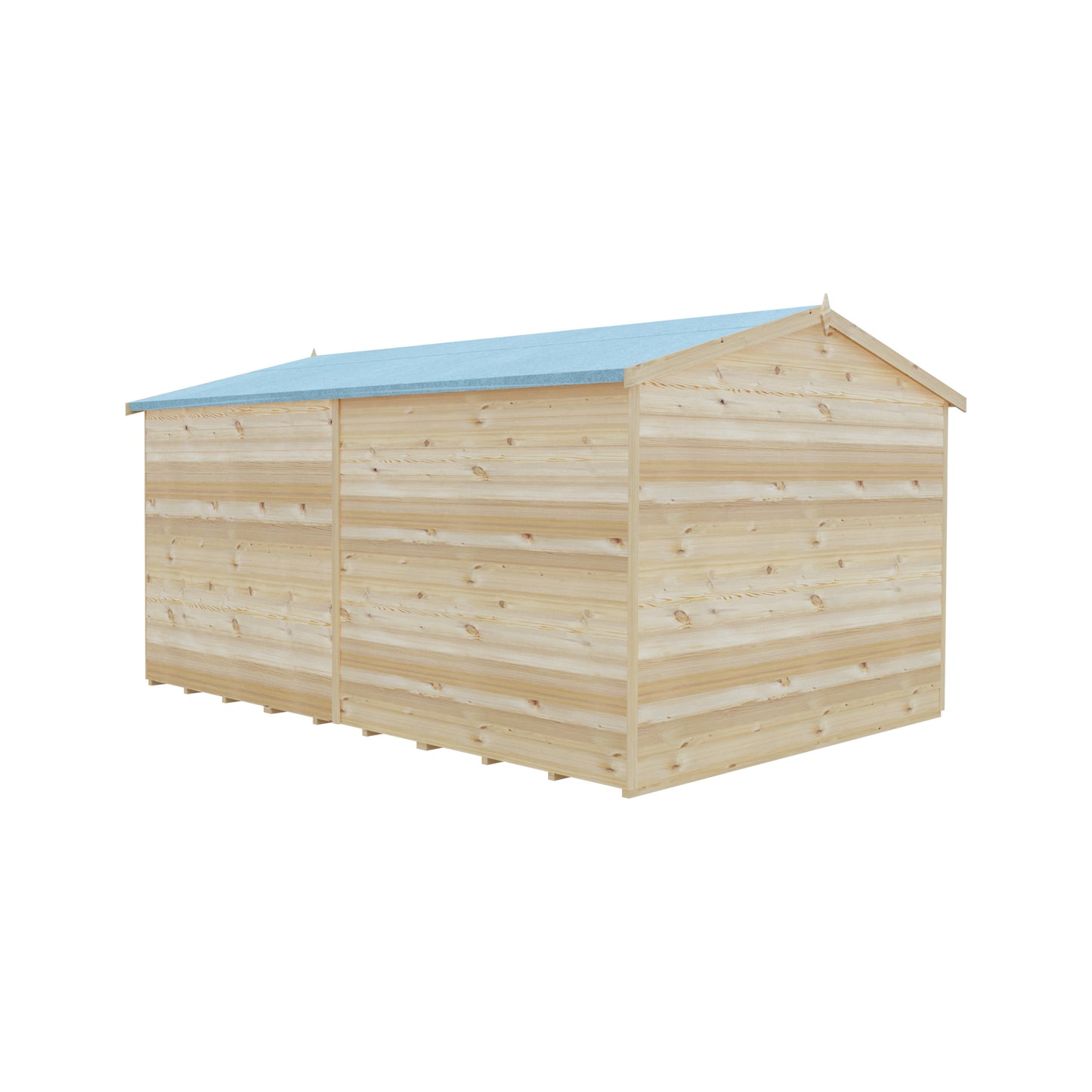 Shire 12x8 Overlap Double Door Shed No windows OVEN1208DOL-1AA