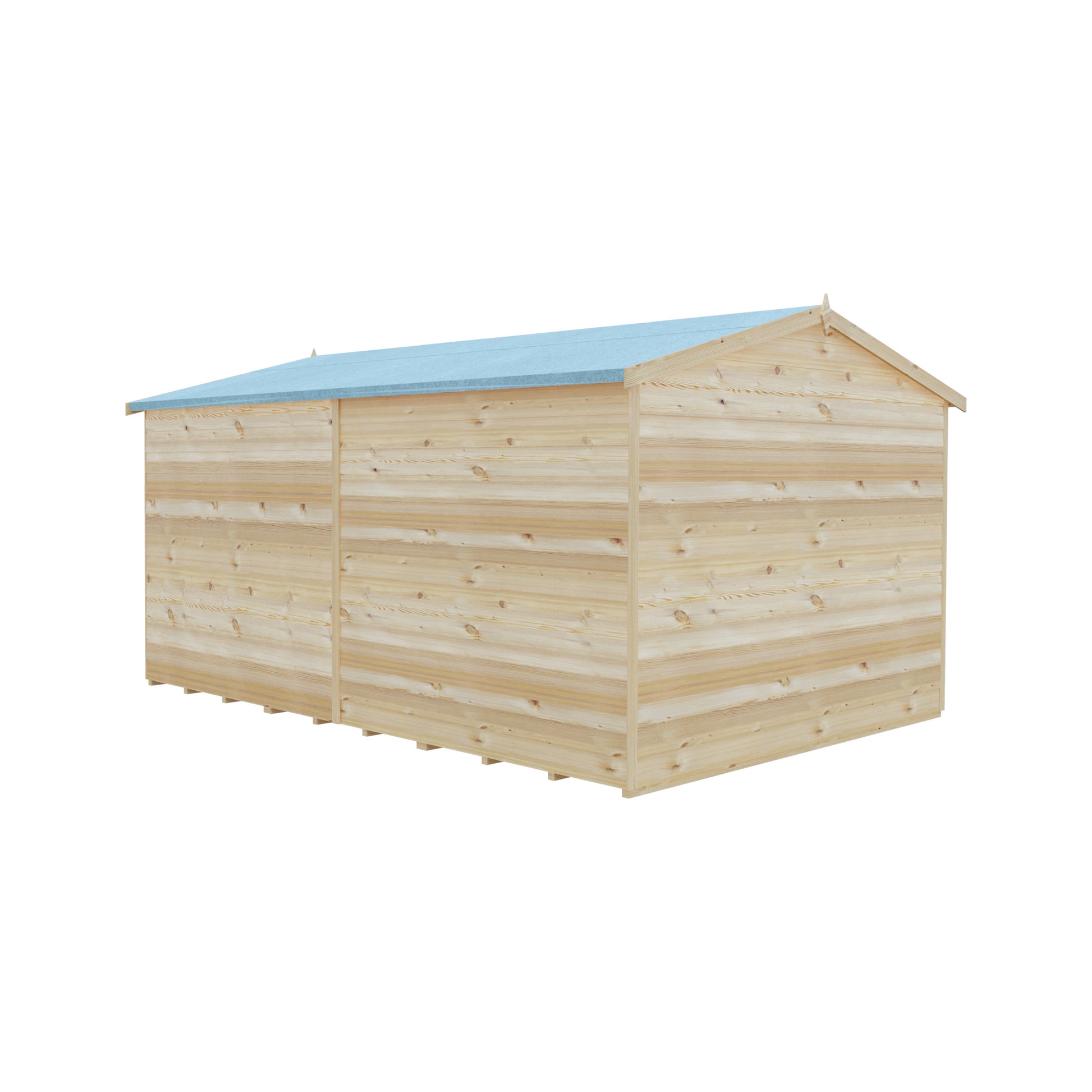 Shire 12x8 Overlap Double Door Shed No windows OVEN1208DOL-1AA