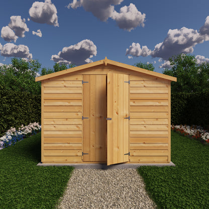 Shire 12x8 Overlap Double Door Shed No windows OVEN1208DOL-1AA
