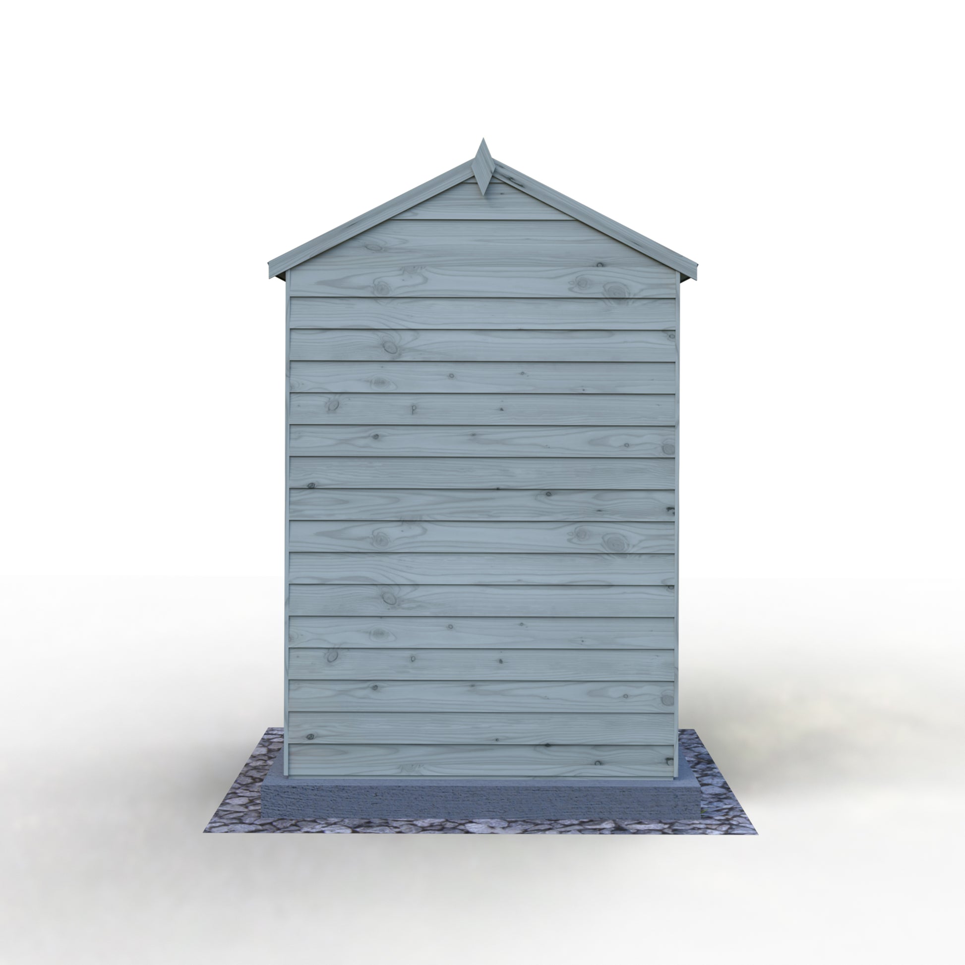 Shire 4x3 Double Door Overlap Pressure Treated Shed OVED0403POL-1AA
