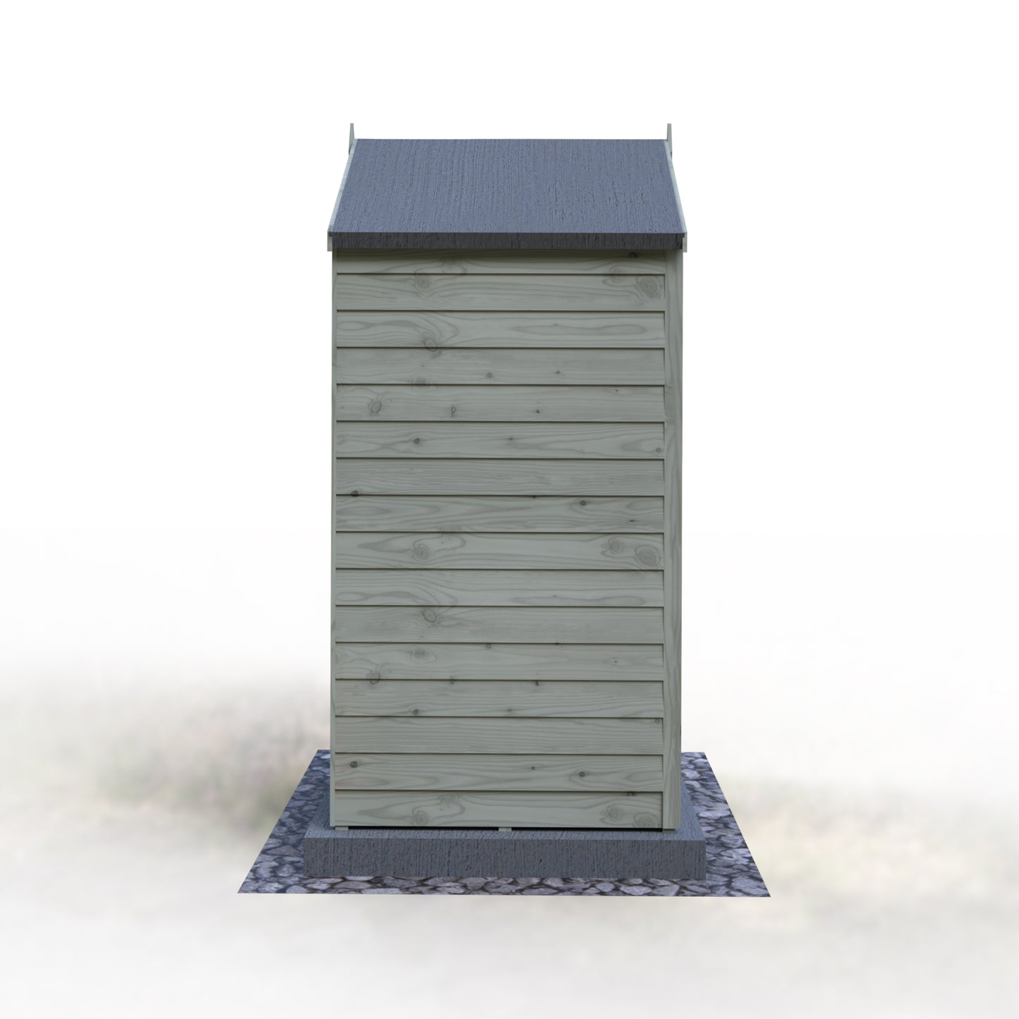 Shire 4x3 Double Door Overlap Pressure Treated Shed OVED0403POL-1AA
