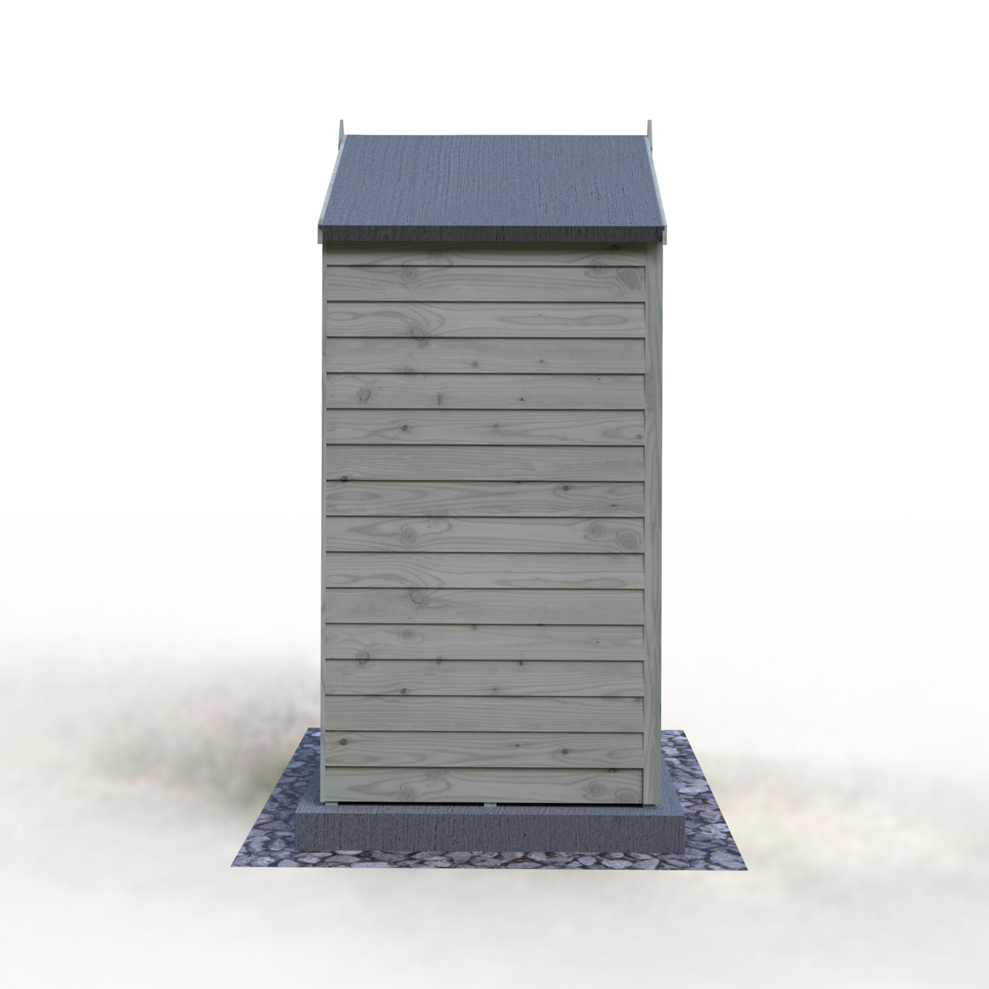 Shire 4x3 Double Door Overlap Pressure Treated Shed OVED0403POL-1AA