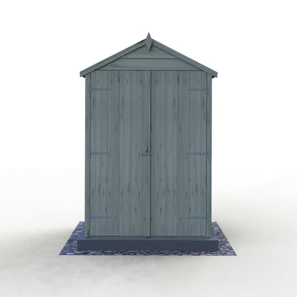 Shire 4x3 Double Door Overlap Pressure Treated Shed OVED0403POL-1AA