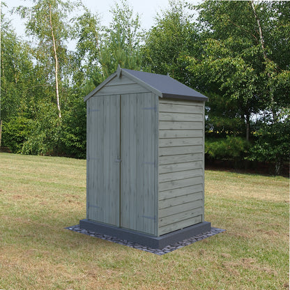 Shire 4x3 Double Door Overlap Pressure Treated Shed OVED0403POL-1AA