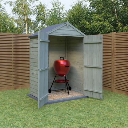 Shire 4x3 Double Door Overlap Pressure Treated Shed OVED0403POL-1AA