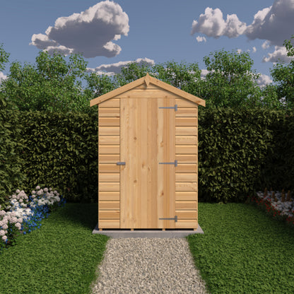 Shire 4x4 Shetland Shiplap Apex Shed SHET0404DSL-1AA