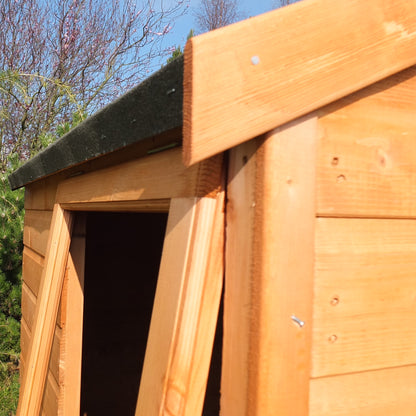Shire 4x6 Bute Shiplap Apex Double Door Shed BUTE0406DSL-1AA
