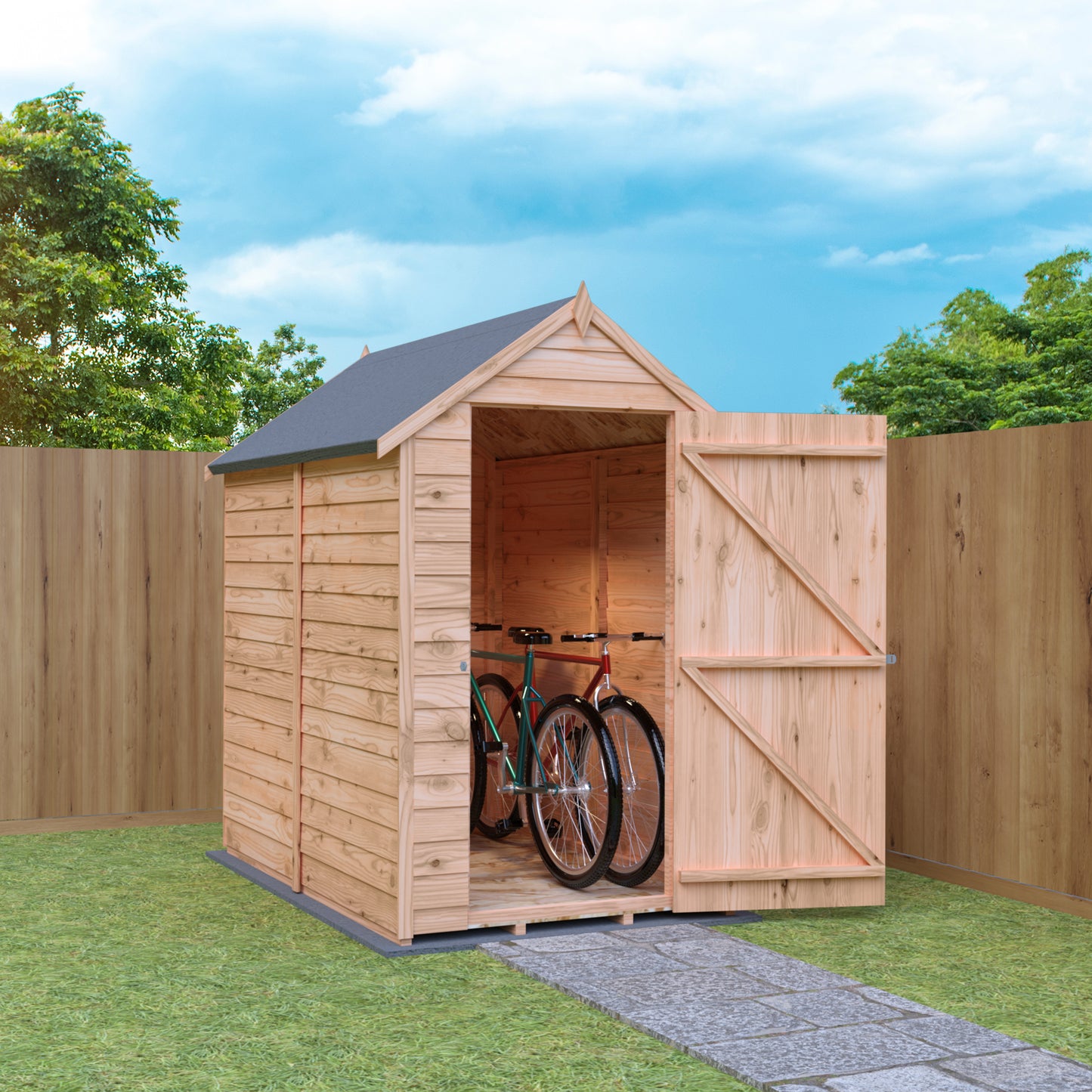 Shire 6x4 Overlap Shed OVSV0604DOL-1AA