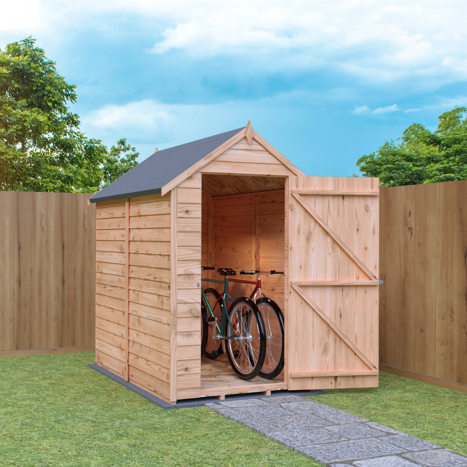 Shire 6x4 Overlap Shed OVSV0604DOL-1AA