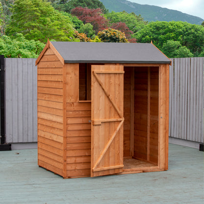 Shire 6x4 Overlap Single Door Apex Shed OVSR0604DOL-1AA