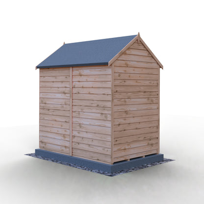 Shire 6x4 Overlap Single Door Shed with Window OSVW0604DOL-1AA