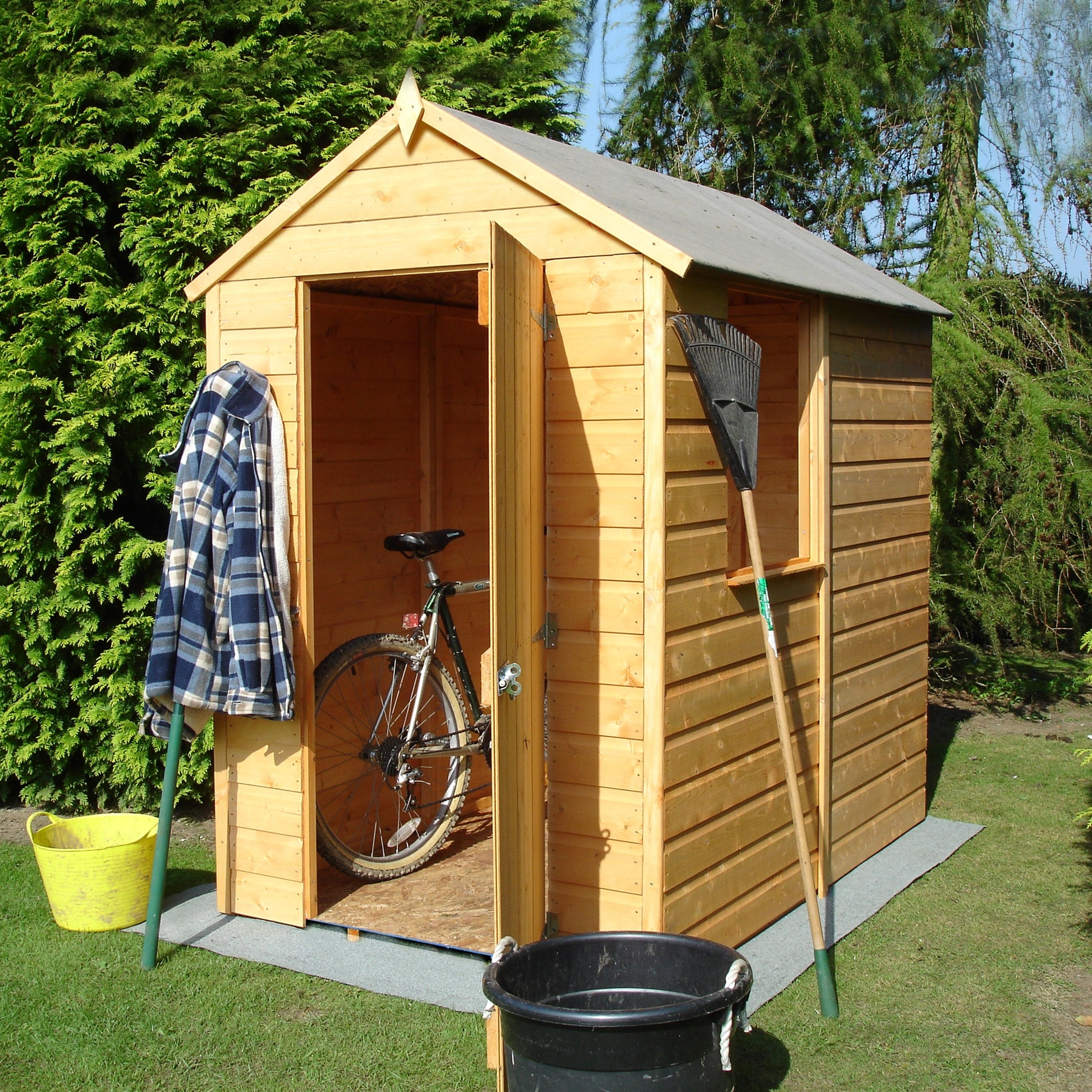 Shire 6x4 Shetland Shiplap Apex Shed SHET0604DSL-1AA