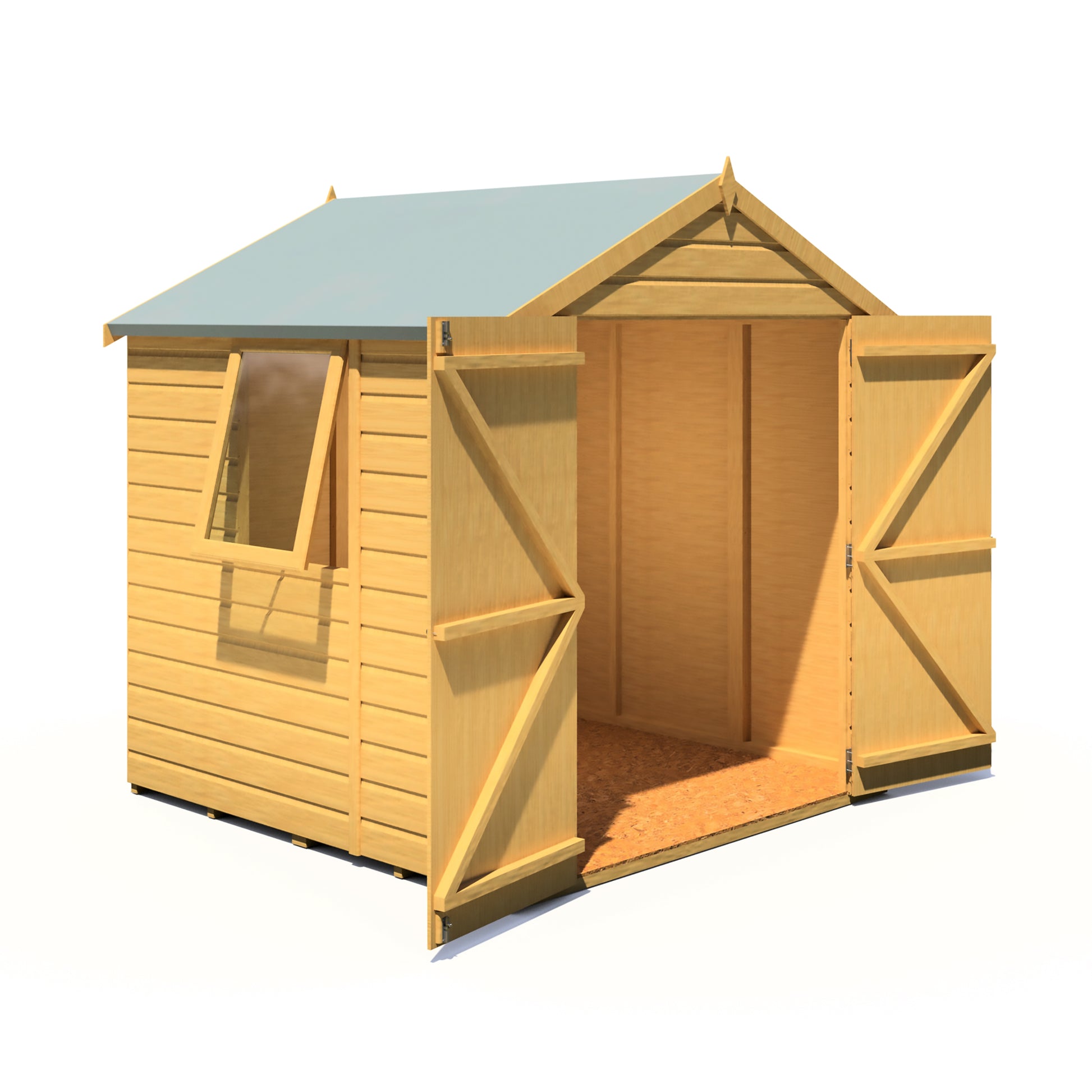 Shire 6x6 Arran Double Door Shed ARRA0606DSL-1AA