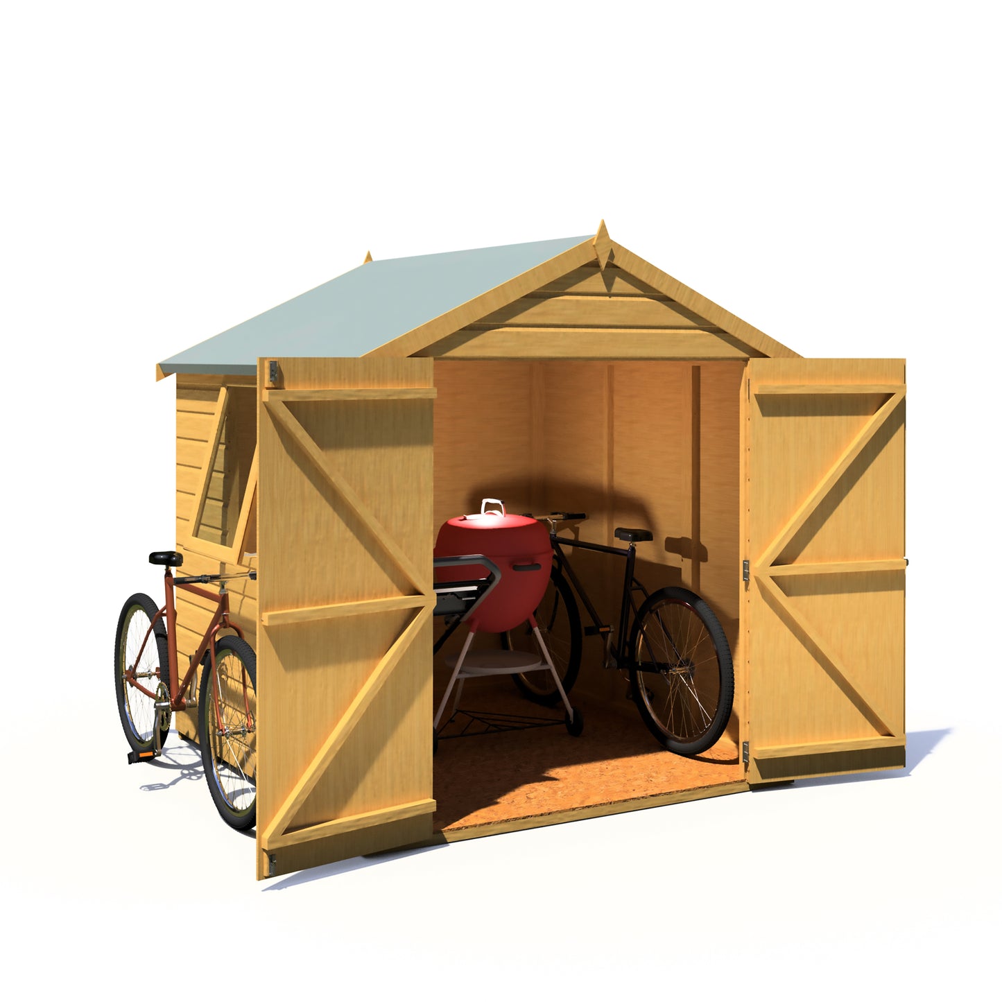 Shire 6x6 Arran Double Door Shed ARRA0606DSL-1AA