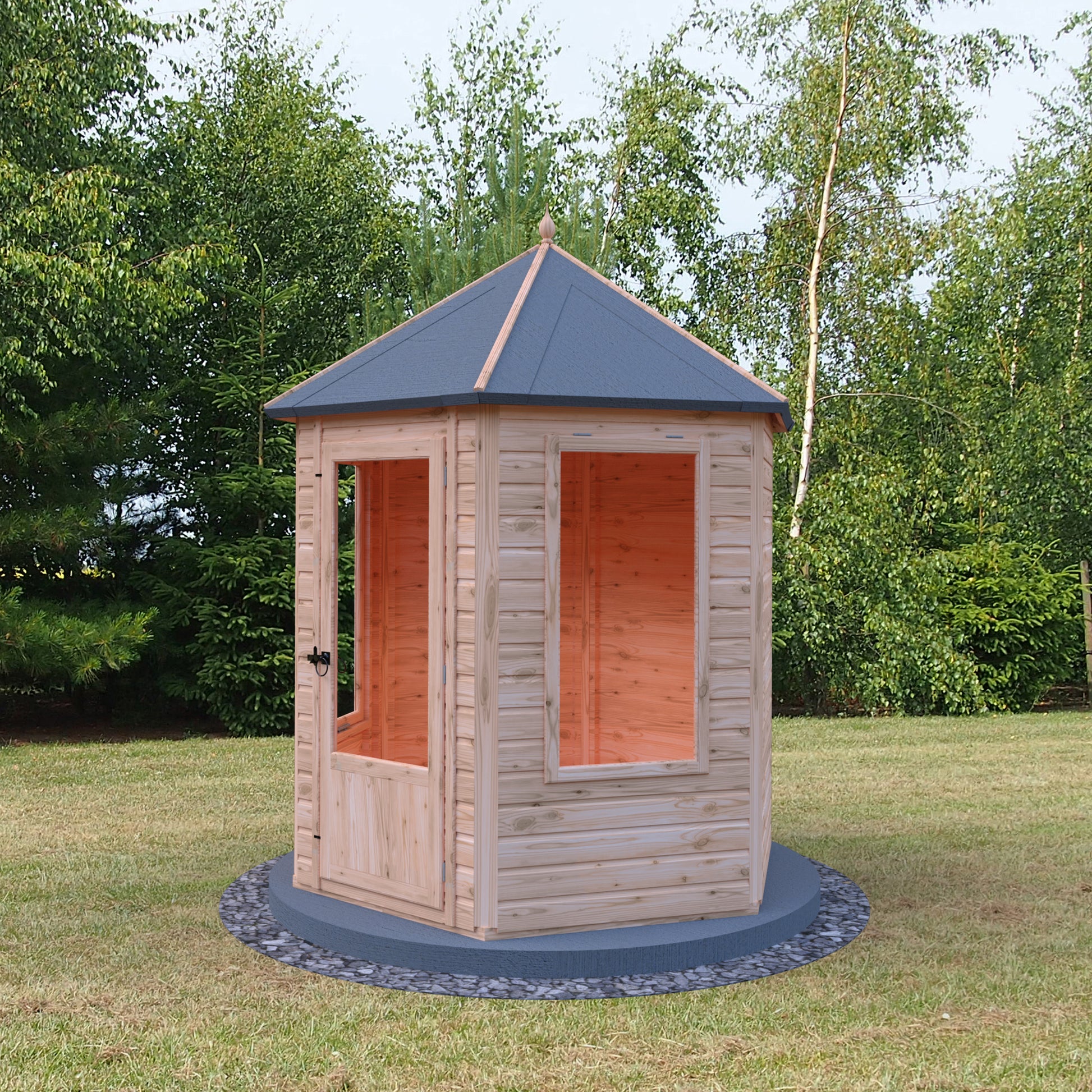 Shire 6x6 Keswick Summerhouse Hexagonal KESW0706DSL-1AA
