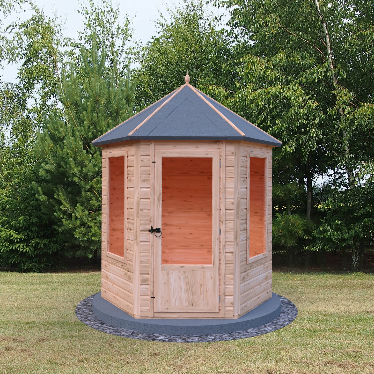 Shire 6x6 Keswick Summerhouse Hexagonal KESW0706DSL-1AA