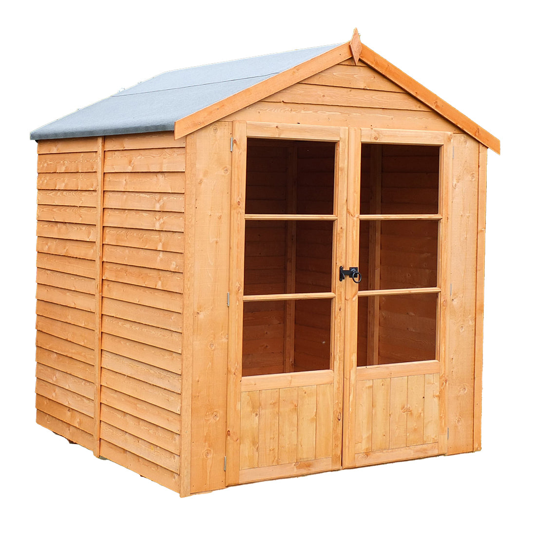 Shire 6x6 Oatland Overlap Wooden Summerhouse OATL0606DOL-1AA