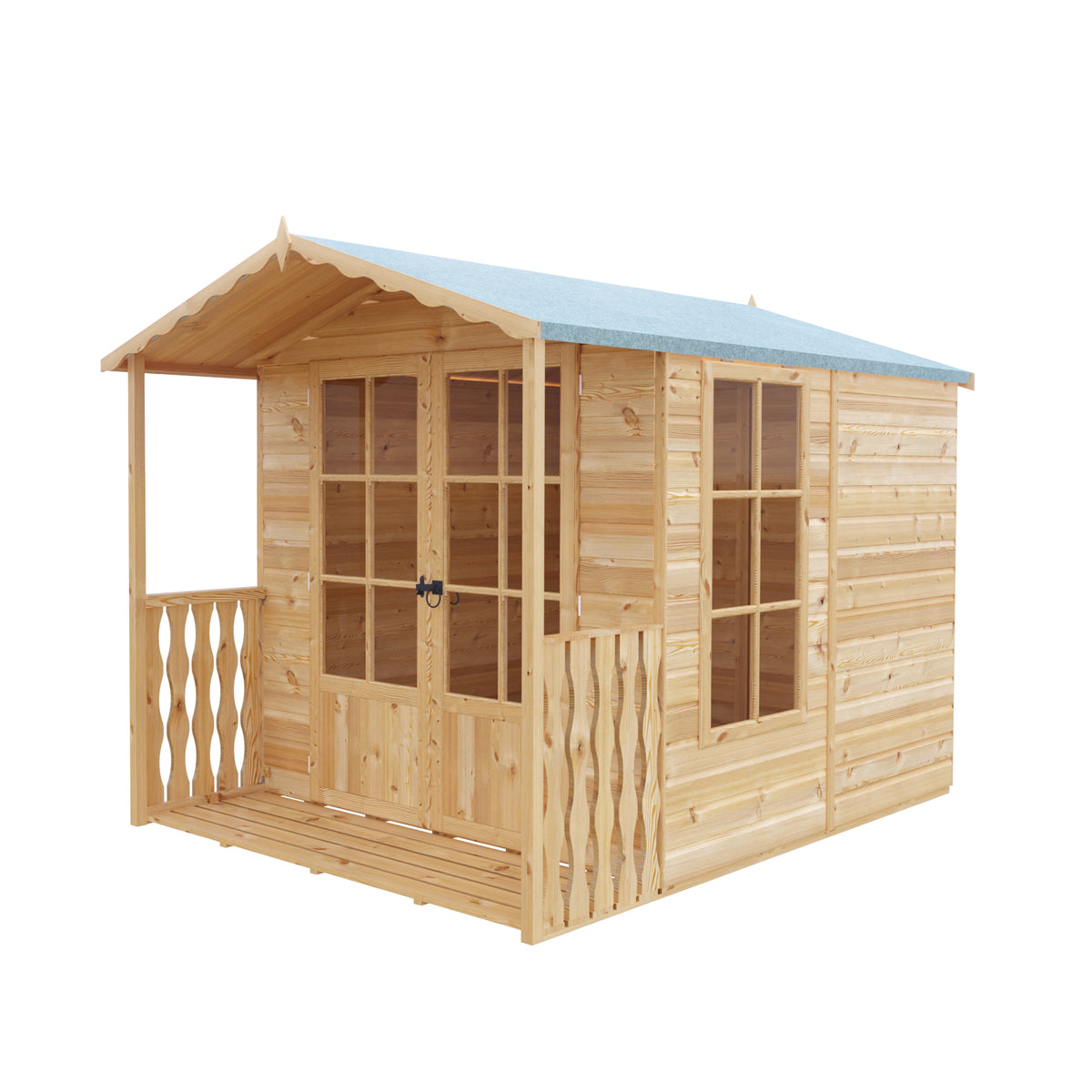 Shire 7x10 Buckingham Summerhouse with Veranda BUCV0707DSL-1AA