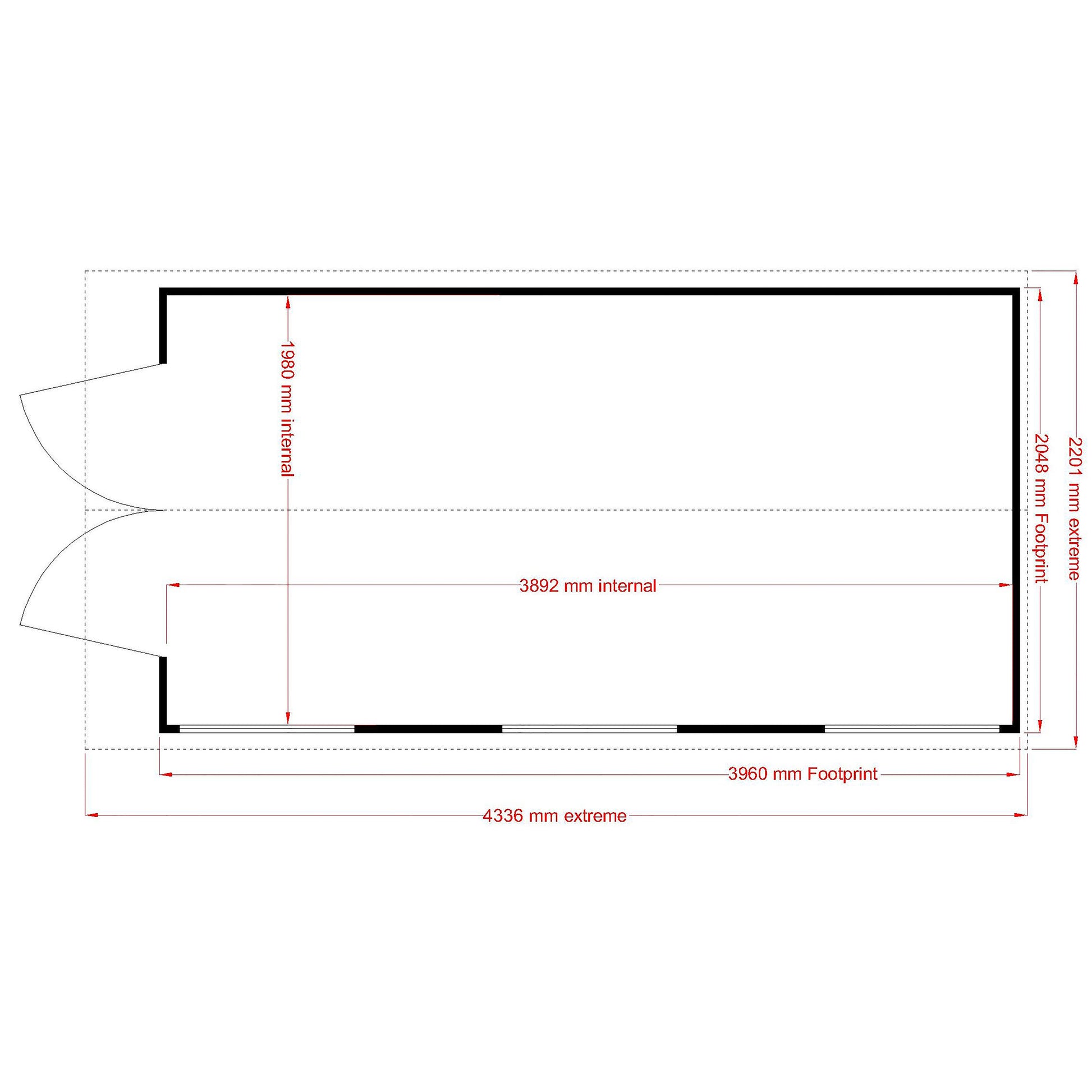 Shire 7x13 Jersey Shed JERS0713DSL-1AA