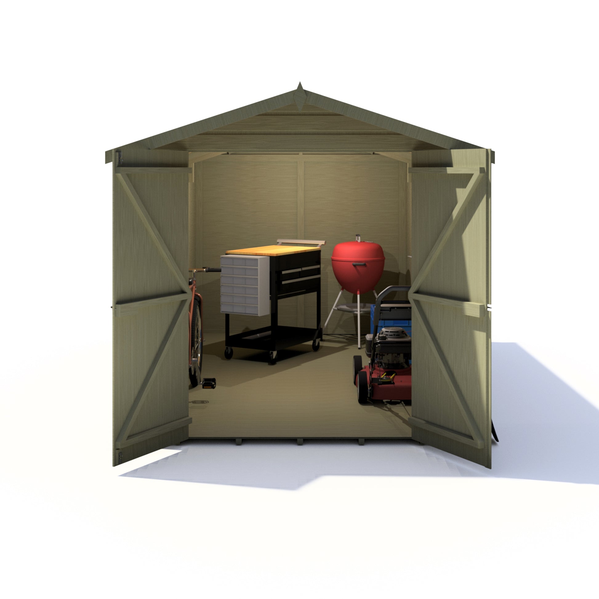 Shire 7x13 Jersey Shed JERS0713DSL-1AA