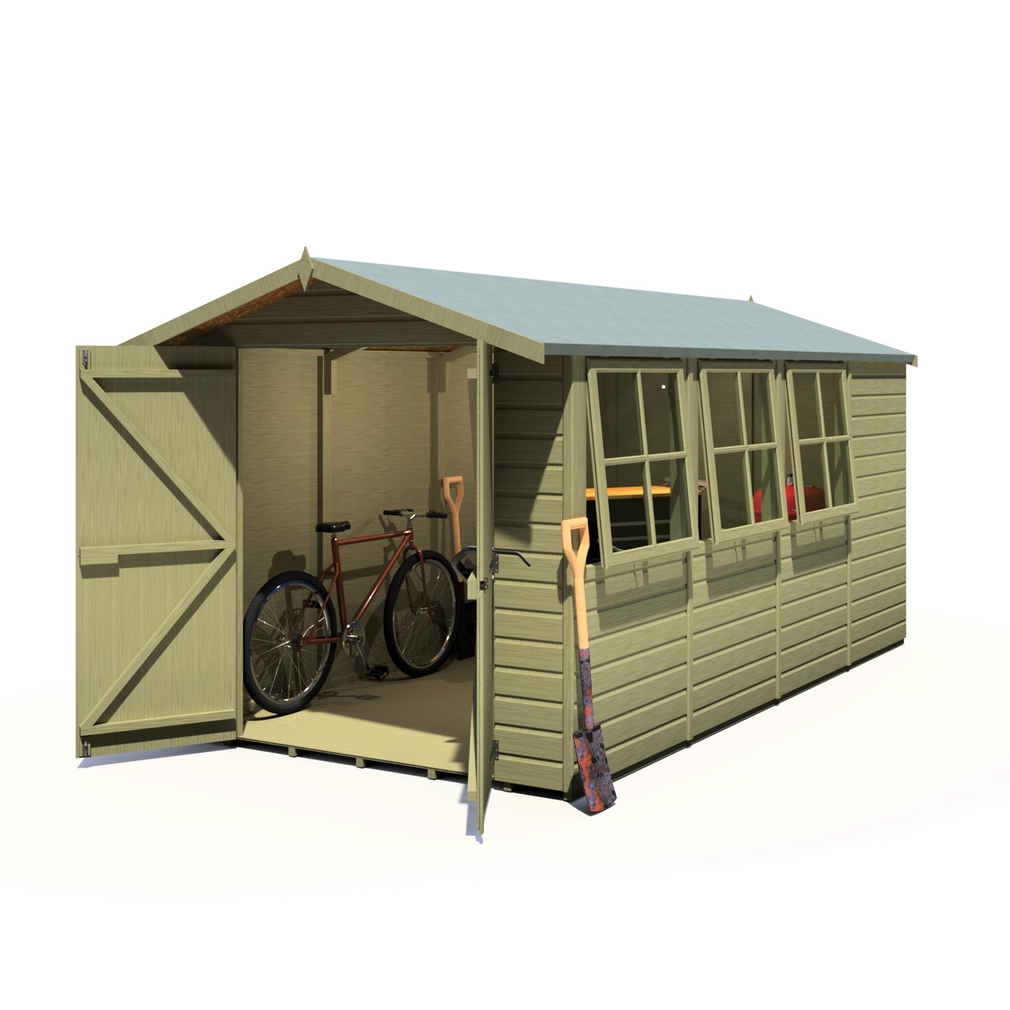 Shire 7x13 Jersey Shed JERS0713DSL-1AA