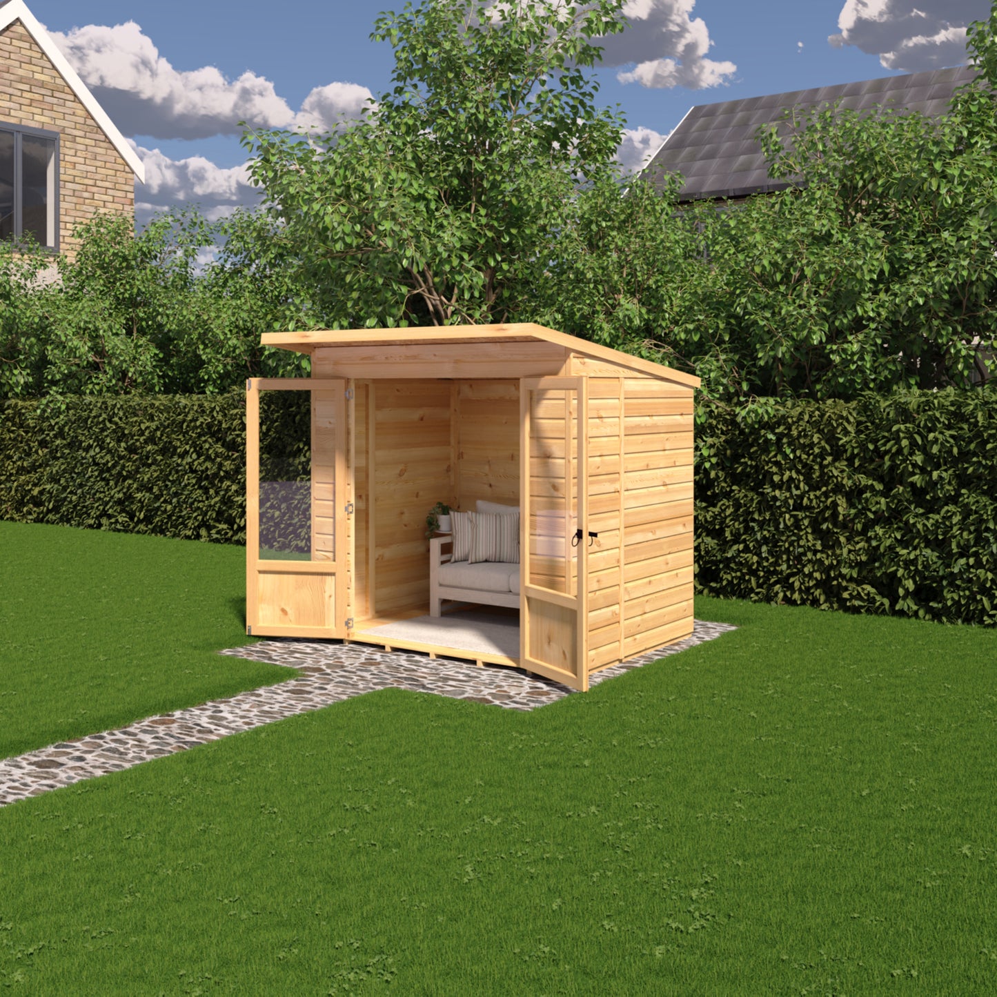 Shire 7x5 Avance Pent Summerhouse AVAP0705DSL-1AA