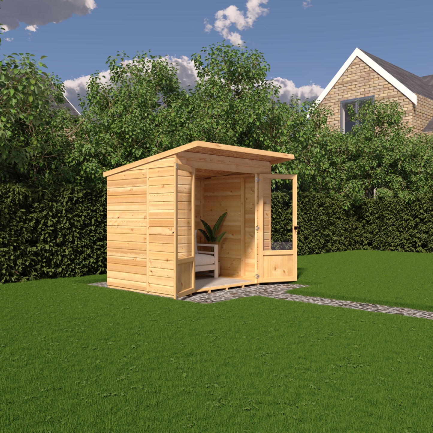 Shire 7x5 Avance Pent Summerhouse AVAP0705DSL-1AA