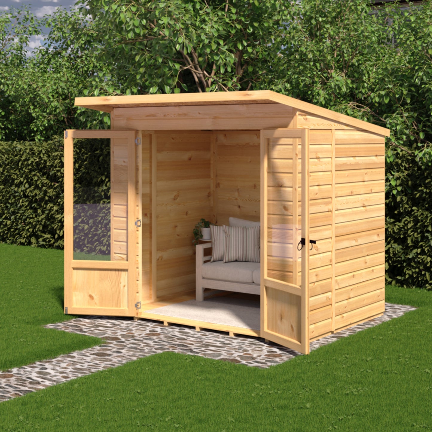 Shire 7x5 Avance Pent Summerhouse AVAP0705DSL-1AA
