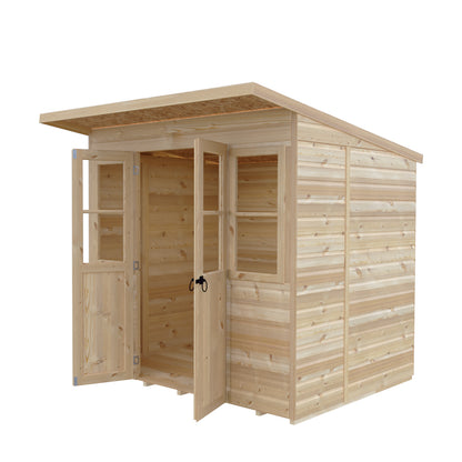 Shire 7x5 Haddon Pent Summerhouse HADP0705DSL-1AA