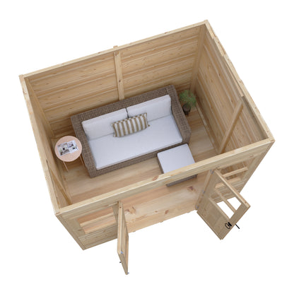 Shire 7x5 Haddon Pent Summerhouse HADP0705DSL-1AA