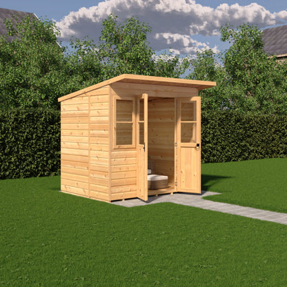 Shire 7x5 Haddon Pent Summerhouse HADP0705DSL-1AA