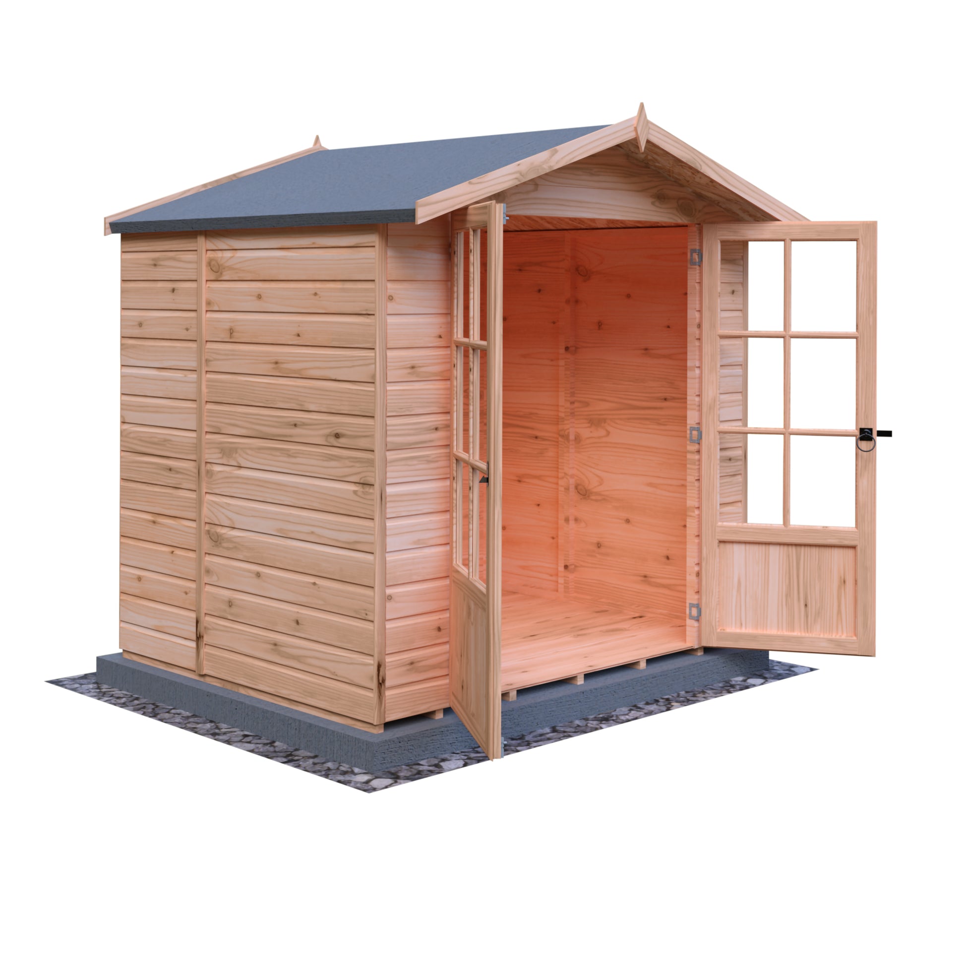 Shire 7x5 Lumley Wooden Summerhouse LUML0705DSL-1AA
