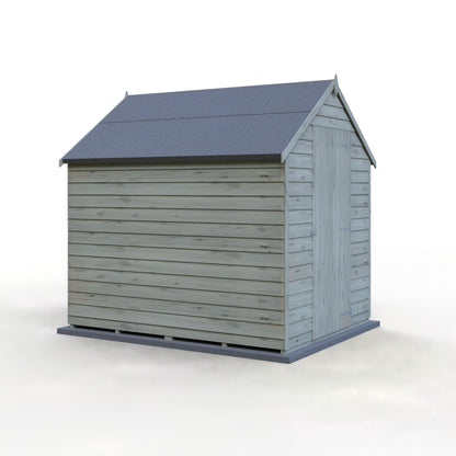 Shire 7x5 Single Door Overlap Pressure Treated Shed OVSV0705POL-1AA