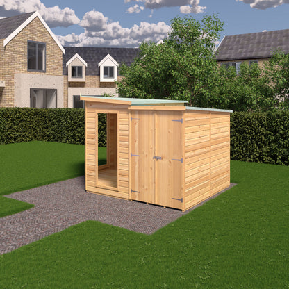Shire 8x12 Barclay Corner Summerhouse BARC0812DSL-1AA