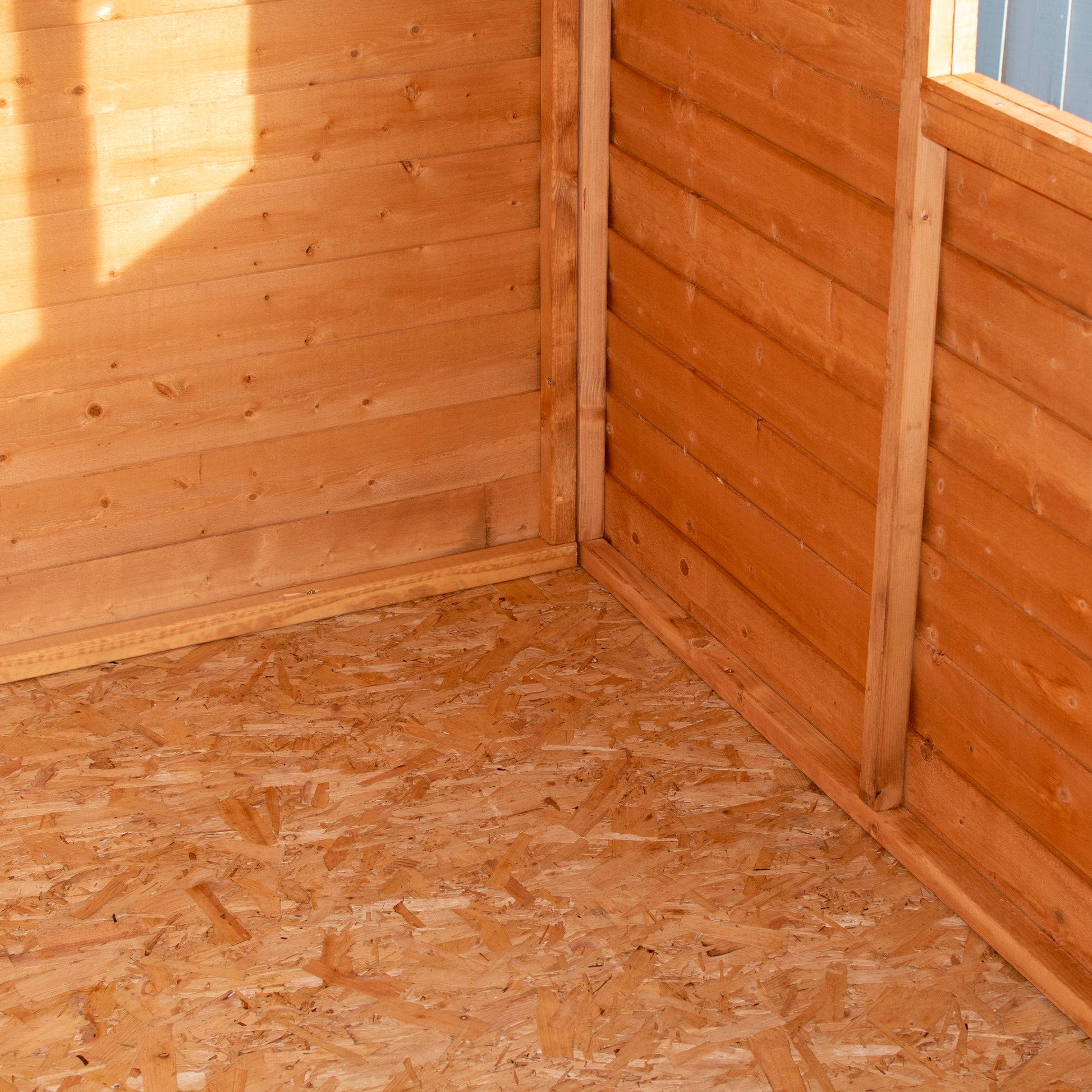 Shire 8x6 Overlap Double Door Shed with Window ODVW0806DOL-1AA