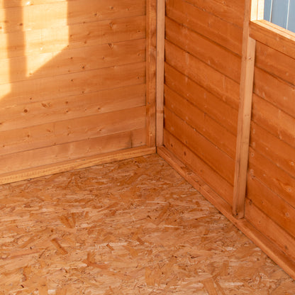 Shire 8x6 Overlap Double Door Shed with Window ODVW0806DOL-1AA